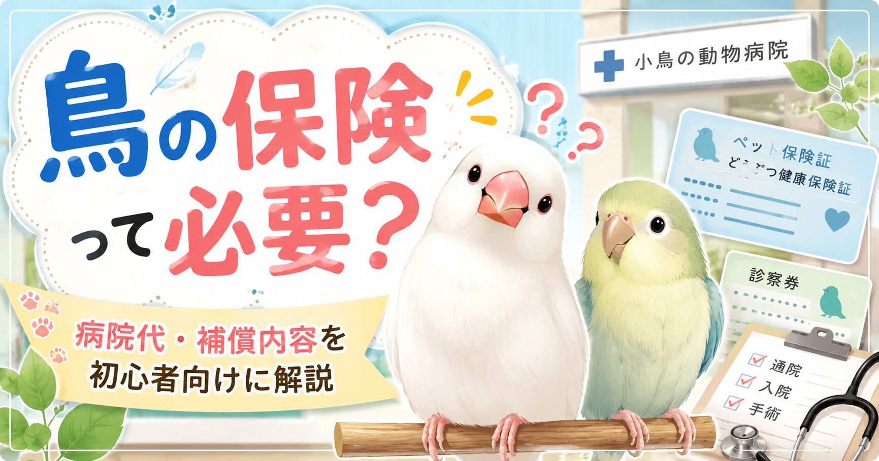 鳥の保険って必要のアイキャッチ